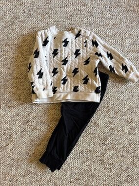 Lightning Bolt Sweatshirt & Jogger Set